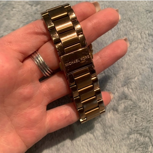 Michael Kors Blair Chronograph Rose Dial Watch - Picture 6 of 8